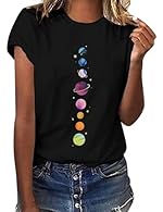 Premium Fabrics: T shirts for women uk are made of high quality cotton material. Skin friendly breathable fabric, lightweightand comfortable. Perfect for any body type, these cute print t-shirts will keep you cool and fresh all summer long Design: Cu...