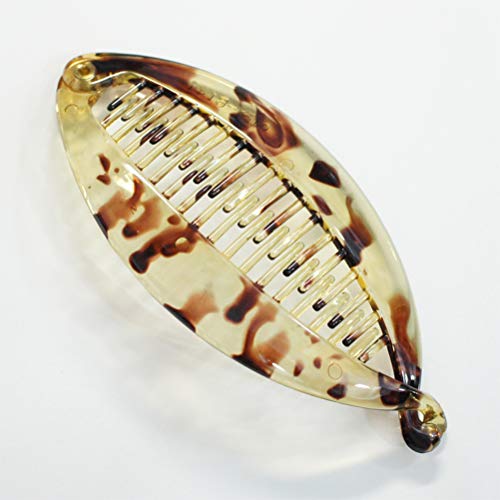 LURROSE 6 peças de presilhas de plástico banana presilhas de cabelo clipe de lentilha clipe de peixe