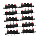 Pièces de haut-parleur - la borne de haut-parleur fournit une connexion de fil rapide et pratique pour une installation facile, plaque de borne de haut-parleur stéréo