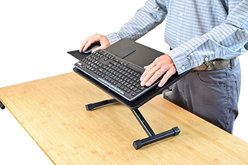 Kt3 Ergonomic Computer Keyboard Stand Adjustable Height Angle Negative Tilt For Standing Up Raise Keyboards To Standing Height Sit Stand Up On Desk Riser Holder Tray Platform Lift Above Desk Black #TOP5