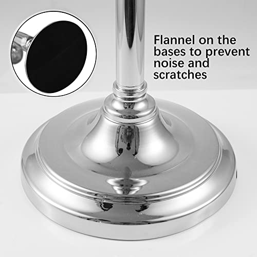 Vincigant Silver 5 Arm Floor Candelabra,47.25 Inches Tall Crystal Candlestick Holders Centerpieces For Wedding Tables Dinner Party Events Christmas Decoration #TOP7