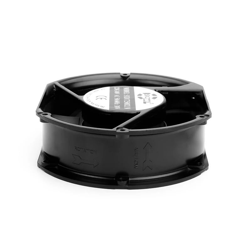 1 Ventola di Raffreddamento Industriale da 17 cm, 170 mm, CA 220 V, 240, Doppia Sfera, 38 W, 17251, per Case industriali