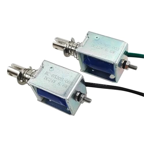 Électroaimant à solénoïde CC 24V aimant traction poussée - 3