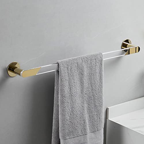 ASDDD Toallero para Baño, Barra de Toalla de Toalla de baño montada en la Pared de la Pared de la Pared, Estilo Moderno (Color : Single Rod) Cover