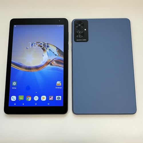 Image of Tablet with Keyboard,G1,10.1 inch Screen,3GB RAM,128G+128G Memory,4G LTE Android Tablet with Dual SIM Slots, 5MP+16MP Camera, 5000mAh Battery,Notebook Computer (Blue, 3)