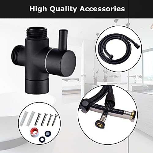 [LOSCHEN] Bidet Sprayer kit for Toilet,Hand Held Sprayer Shattaf Toilet Attachment Stainless Steel for Pet Bath/Personal Hygiene/Bathroom ,Easy to Install