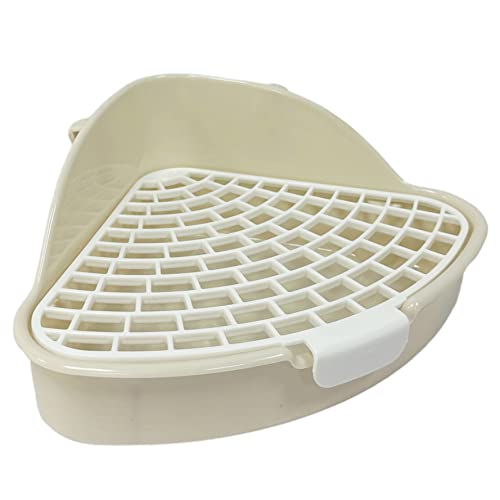 Small Animal Corner Litter Box, Cage Potty Trainer for Hamster, Rabbit, Guinea Pig, Ferret, Gerbil, Chinchilla (1) - Thumbnail 2
