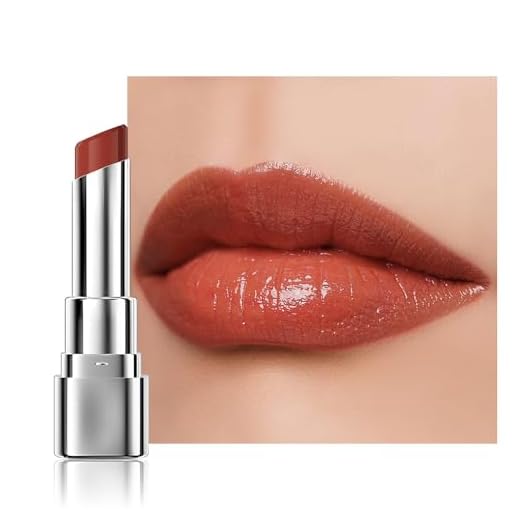 HHLTOH 1 batom hidratante labial colorido – cor labial hidratante vermelho ameixa fresca para lábios secos – protetor labial nutritivo para todas as mulheres com um aroma natural sutil (S04 inverno)