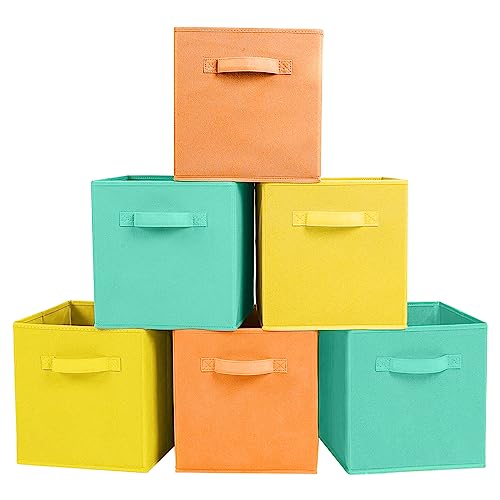 ShellKingdom Storage Bins, Foldable Fabric Storage Cubes and Cloth Storage