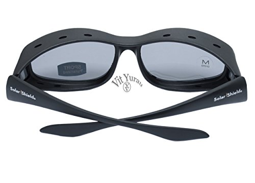 Solar Shield Fit Over Your Rx Glasses Polarized Sunglasses (1526) + Free Cleaning Cloth #TOP2