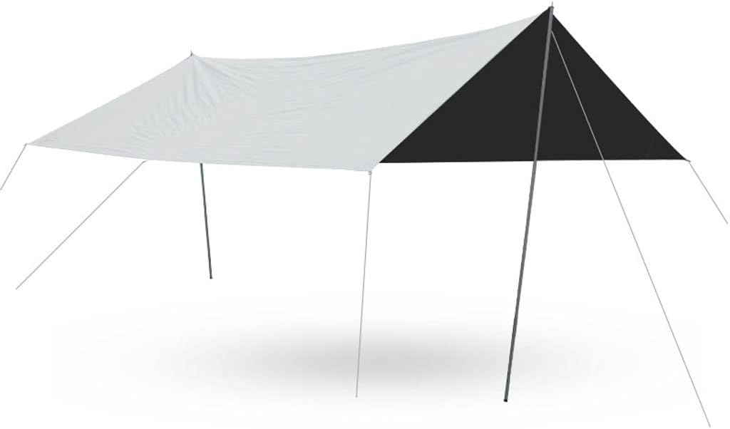 Tent Tarp Hammock Rain Fly Tent Tarp Multifunctional Camping Shelter Outdoor Sunshade Tarp Tent Tarp (Size : 4 * 5m)