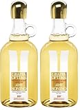Distillerie Nonino, Grappa Optima Invecchiata da 12 a 18 Mesi in Barriques – Bottiglia in Vetro da 700 Ml (Confezione da 2)