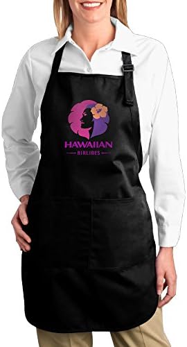 HAWAIIAN AIRLINE LOGO ISLAND GIRL Kitchen Aprons For Women Men,Cooking Apron,bib Apron With Pockets