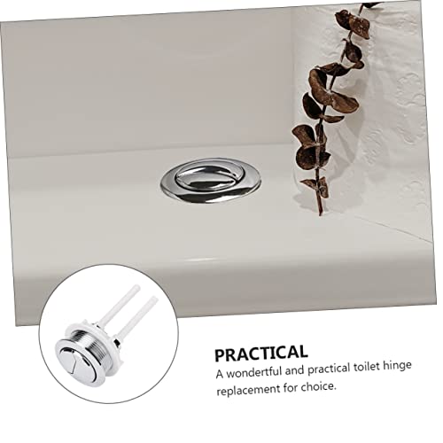 UKCOCO 5 Peças Botão De Cisterna Kit De Vaso Sanitário De Descarga Dupla Botão De Tanque De Vaso San