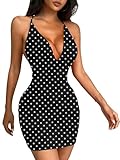 JOTWIS Women Sexy Mini Dress 2025 Summer Backless Dresses Club Night Out Party Cocktail Outfits