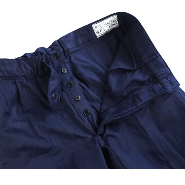 Amazon.co.jp: イタリア軍 放出 A.M.I ワークパンツ 96cm ネイビー 2