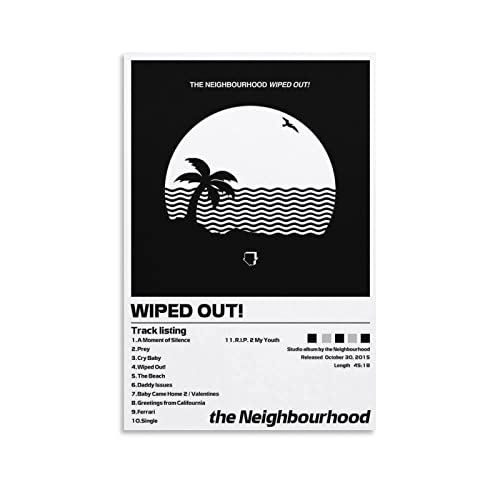 Poster The Neighbourhood Wiped Out 3 affiche sur toile sans cadre déco salon 40x60cm