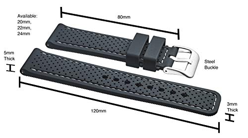 ALPINE-Premium-Quality-Sporty-Silicone-Waterproof-Watch-Band-with-quick-release-Soft-Rubber-Watch-Strap-Assroted-Colors-20MM-22mm-and-24mm