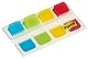 Post-it Index Strong Filing Tabs, Packung mit 1 Spender mit 3 x 22 Tabs, 25, 4 mm x 38 mm, Gelb, Rot, Blau - Extrastarke Haftstreifen & Lesezeichen Mini Starre Standardfarben - 40 Index