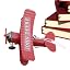 Small Red Airplane Ornament