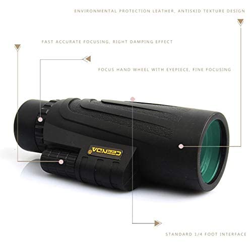 CEENDA 40 x 60 Dual Focus Monocular Telescope Zoom Optic Lens HD Spotting Scope Binoculars Coating Lenses Night Vision Space Hunting W007