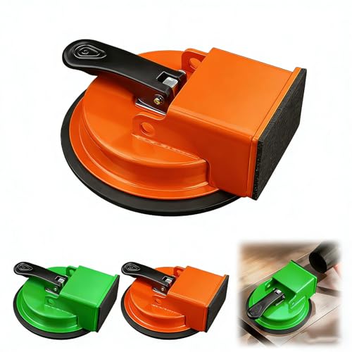 Heavy Duty Floor Gap Fixer Tool for Laminate Flooring Tools & LVP Flooring – Plank Grabber Floor Fix Pro with Strong Suction Cup for Vinyl Plank Flooring Tools (Orange Color)