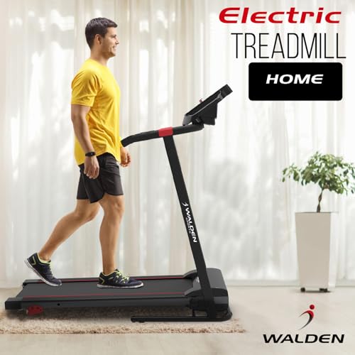 Electric Treadmill Folding Treadmill 10 km/h 1-2.5PS 6/12 Preset Programmes LCD Screen 1-10 (F3680) - Image 5