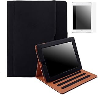 HDE Case for iPad 2 3 4 Leather Case with Screen Protector