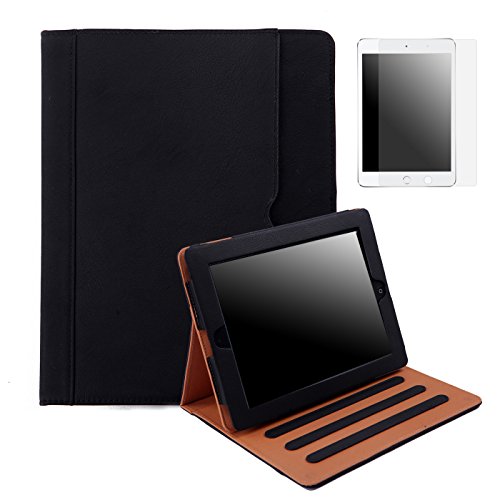 HDE Case for iPad 2 3 4 Leather Case with Screen Protector
