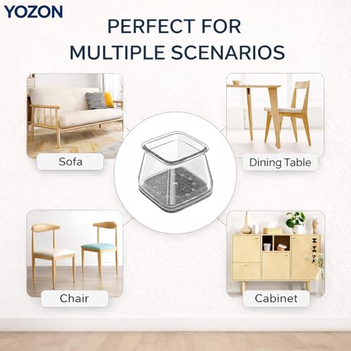 24 Pcs Chair Leg Floor Protectors Furniture Pads Floor Protectors Furniture Sliders - Image 7