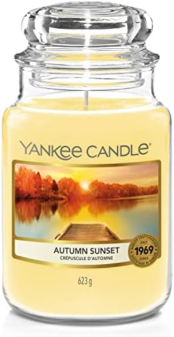 Yankee Candle Candle, Autumn Sunset, 1631617E, Large Jar Candle