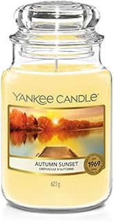 Yankee Candle Autumn Sunset Świeca Zapachowa, Żółty, L