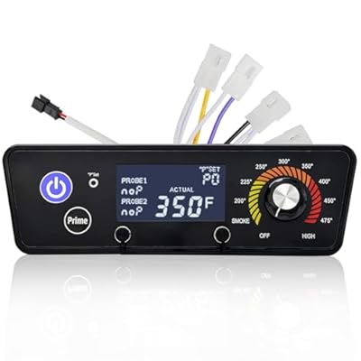 Upgraded Digital W/LCD Display Control Board Replacement Parts for Pit Boss Pellet Grill Smokers Austin XL/Tailgater/Classic/Lexington Thermostat Controller Parts