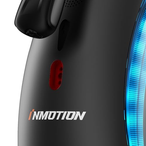 Inmotion Gyroroue Electrique V6, Adulte, Noir, Moteur 500W, Autonomie jusqu'à 30km, Vitesse bridée 25km/h, Pneu Tubeless 14\, Noire