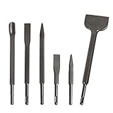 Concrete SDS Plus Chisel Bit Set High Carbon Steel Masonry Concrete Chisel Drill Bits with Point Fla