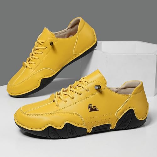 Men's Lightweight Sneakers for Walking Running Gym Training with Comfortable Cushioning Slip On Design Low Heel4