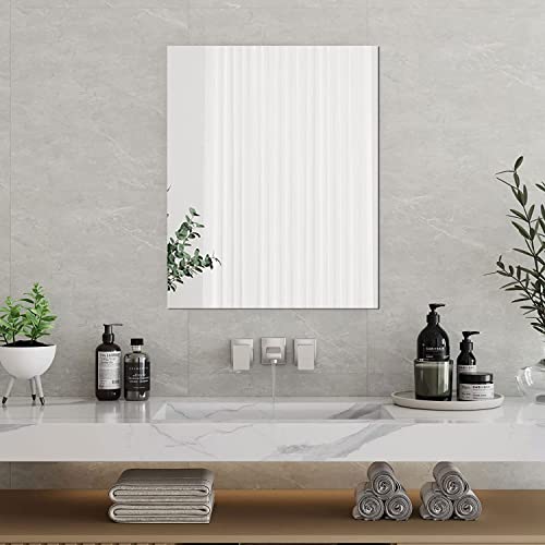 DARENYI A2 Acrylic Mirror Sheet for Wall, 16.5" x 23.2" Large Rectangular Mirror Tiles Frameless Wall Mounted Mirror Self-Adhesive Mirror Stickers for Vanity Bedroom Home Decor - Image 3