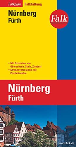 GEBRAUCHT Falkplan Falk-Faltung Nürnberg   Fürth - Preis vom 02062023 050629 h