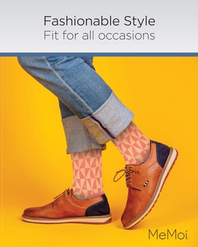 MeMoi Kaleidotones Cotton Blend Crew Sock 3 Pack4