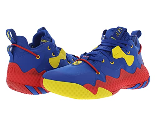 Adidas Sm Harden Vol 6 Unisex Shoes Size 10.5, Color: Blue/Red/Yellow #TOP3