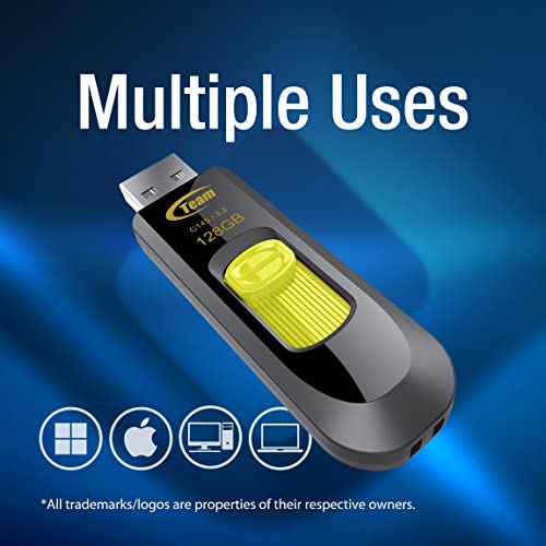 Team Group C145 - Chiavetta Usb 3.0, Colore: Giallo 128 Gb - 7