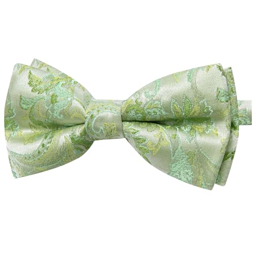 Image of YourTies Bow Ties for Men Pretied Bowties Solid Color Satin Bow Tie Formal Business Tuxedo Wedding Party Prom