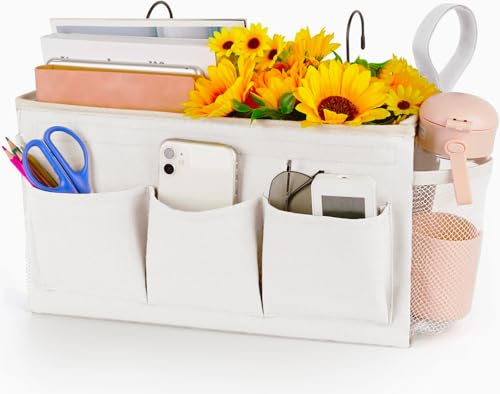 Loghot Bedside Caddy/Bedside Storage Bag Hanging Organizer for Bunk and