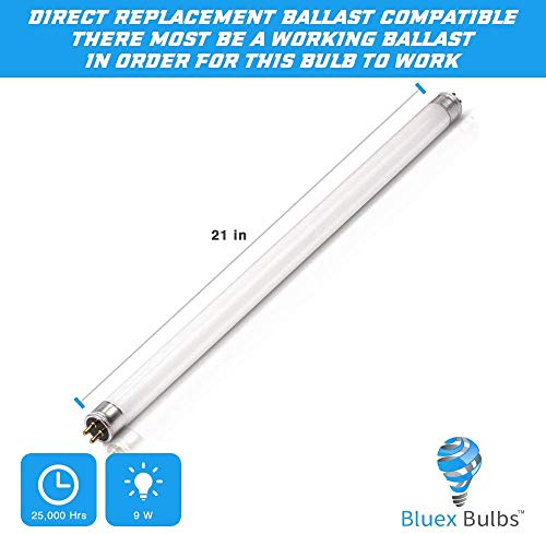 Bluex Bulbs T5 LED Replacement Under-Cabinet Light Tubes #TOP30