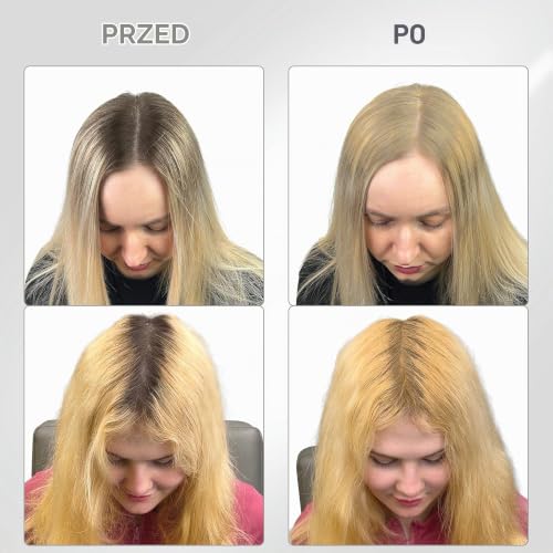 THICK FIBER Root Touch Up Zestaw pudru przeciw wypadaniu włosów, do włosów przerzedzających się, wodoodporny i odporny na pot, zawiera pędzel (blond)