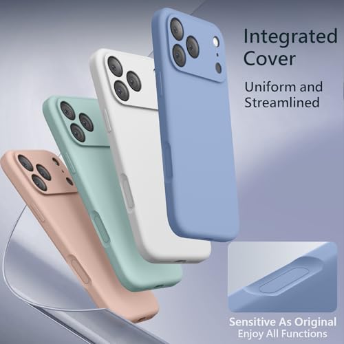 FireNova Magnetic for iPhone 17 Pro Max Case, Compatible with MagSafe, [Integrated Silicone Camera Control Button] [Camera Protection] Anti-Scratch Microfiber Lining Phone Case, 6.9", Light Blue by FireNova - Image 7