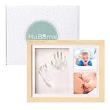 HuBorns - Cadre Empreinte Main Pied Bébé avec Argile Anti-fissuration...