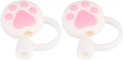 Miniatura 10 de Luau Party Supplies - Decoración para exteriores, 2 unidades, bonita tapa de popote de silicona, reutilizable, tapas para vasos, enchufe de popote