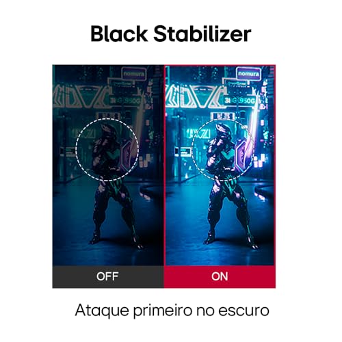 Monitor Gamer LG 24' Full HD 144Hz 1ms Inclinação Preto 24GN60R glide