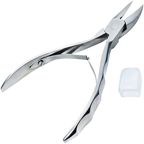 Toe Nail Clipper for Ingrown or Thick Toenails,Toenails Trimmer and Professional Podiatrist Toenail Nipper for Seniors with Surgical Stainless Steel Surper Sharp Blades